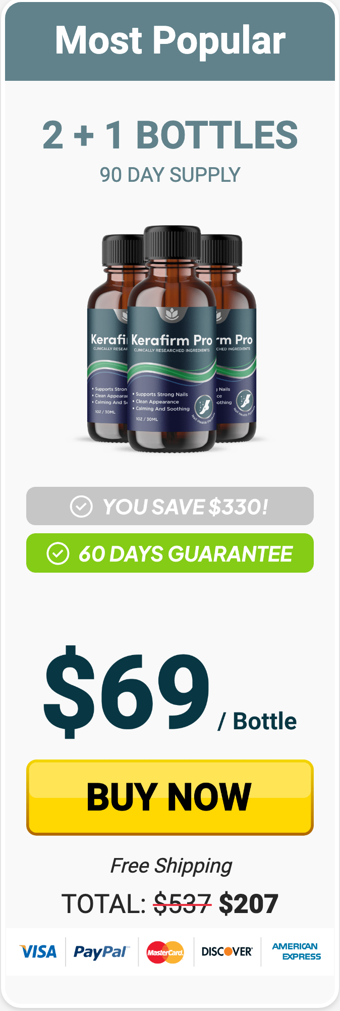 Kerafirm Pro 90 day supply